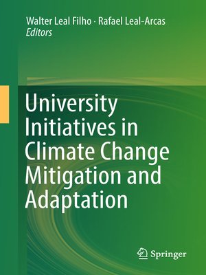 cover image of University Initiatives in Climate Change Mitigation and Adaptation